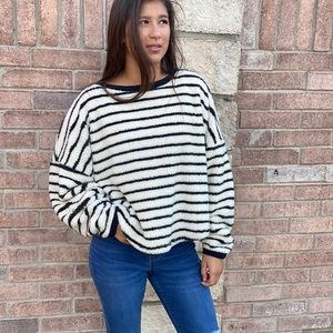 breton striped pullover sweater